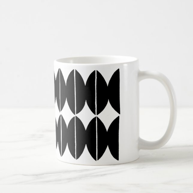 Modern konstmugg 1 kaffemugg (Höger)