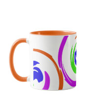 Modern konstnärlig design för levande Färgad