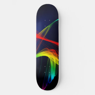 Modern konstnärlig skateboard för Vågigt av design