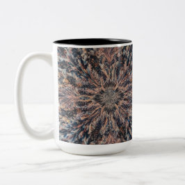 Modern konstnärlig tvåtoning Mugg (15 oz)