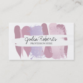 Modern konstnärlig visitkort