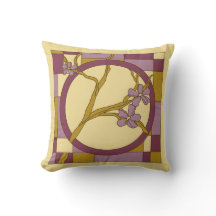 Modern konstNouveau blommor cirklar lilor