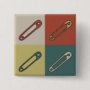 Modern konstsäkerhet/blöjastiftdesign knapp