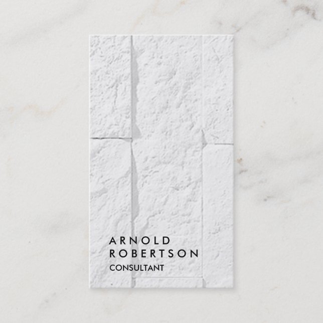 Modern konsult-Affärskort med enkelt Grått Visitkort (Framsida)