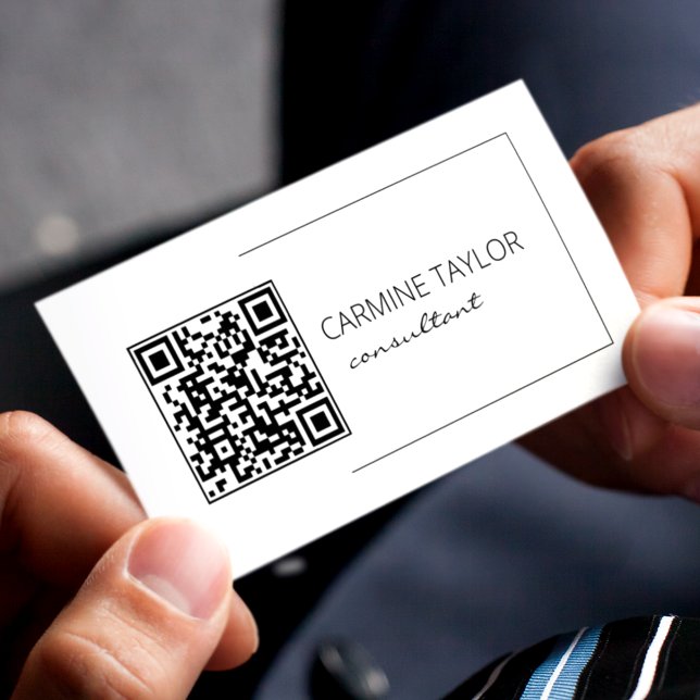 Modern konsult för QR-kod Visitkort (Skapare uppladdad)