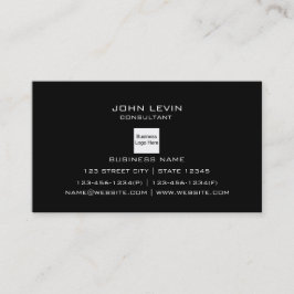 Modern kontakt för logotyp för visitkort