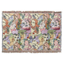 Modern konturlinje Doodle teckning art