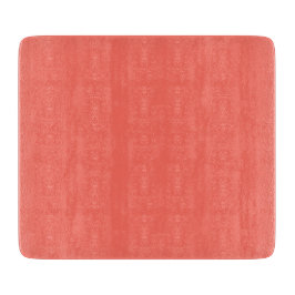 Modern koral Orange Glass-skärningsport 6 x 7 tum