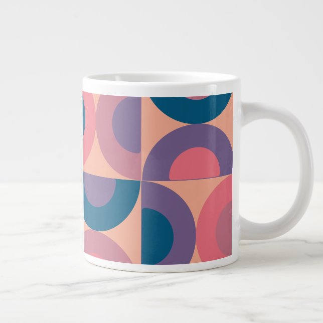 Modern koralhav i mitten av århundradet jumbo mugg (Höger)