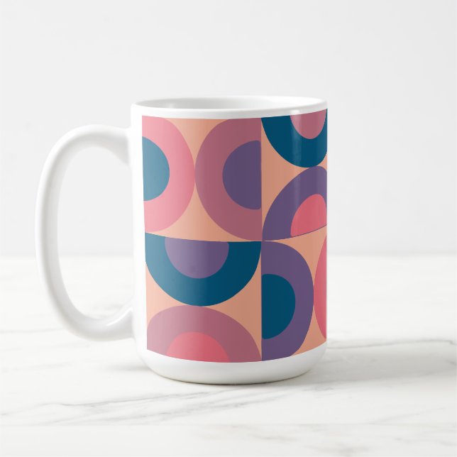 Modern koralhav i mitten av århundradet kaffemugg (Vänster)