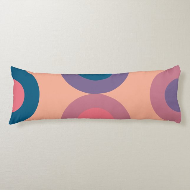 Modern koralhav i mitten av århundradet kroppskudde (Framsidan)