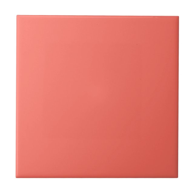 Modern Korall Rosa Kontor Hem Inredning Vinter Kakelplatta (Framsidan)