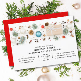 Modern korporerad Chic i Party med minimalistisk j Inbjudningar