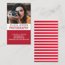 Modern kortfattad fotografi med minimalistisk bakg visitkort