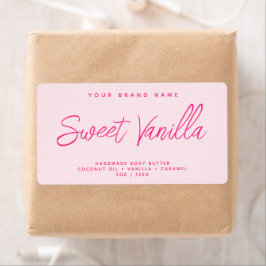 Modern kosmetikaetikett för kroppssmör av enkel el fraktsedel