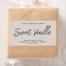 Modern kosmetisk elegant av kroppssmör fraktsedel