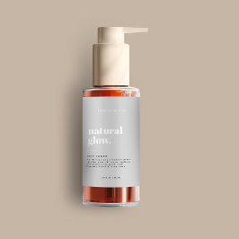 Modern kosmetisk Flaska-märkning Mat Etikett