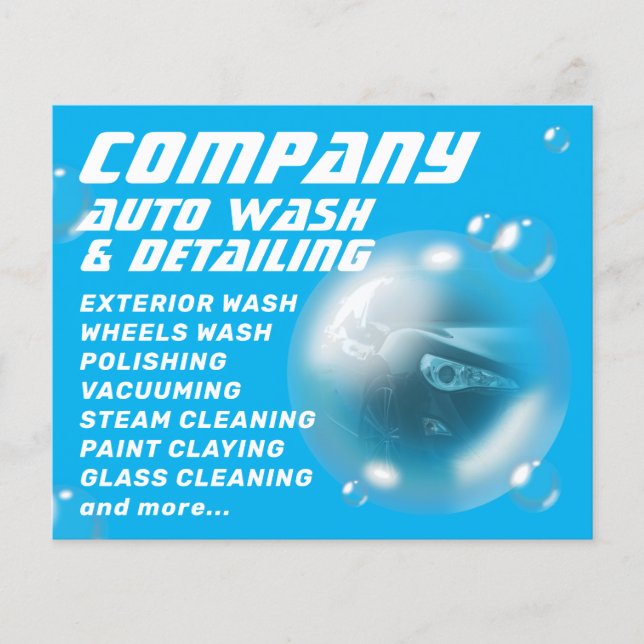 Modern kreativ Bubbelflygare Flygblad (Framsidan)