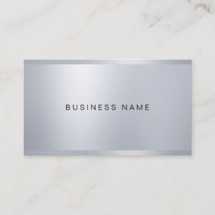 Modern Kreativ Company Firm Glamous Silver Visitkort