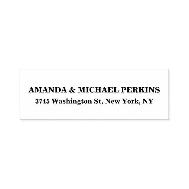 Modern Kreativ Minimalistisk Enkel Självfärgande Stämpel (Design)