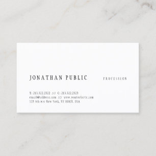 Modern kreativ Simple Design Elegant Template Mode Visitkort