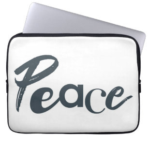 Modern, kreativ, stadsplanering, enkel fredsutform laptop fodral