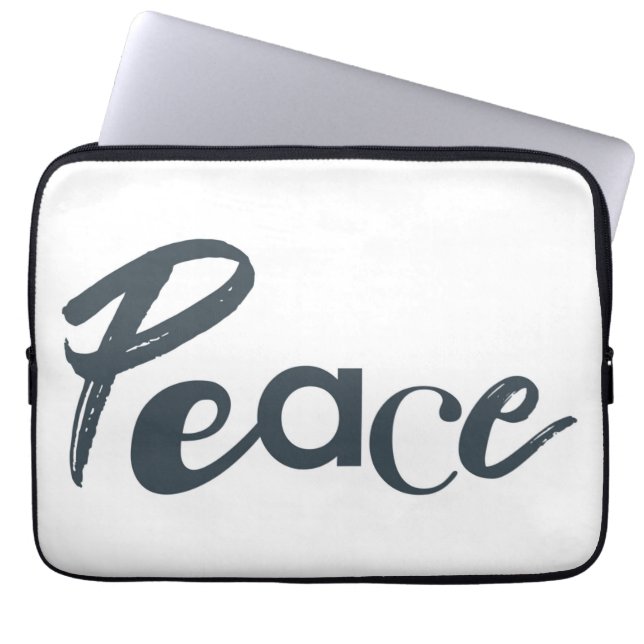 Modern, kreativ, stadsplanering, enkel fredsutform laptop fodral (Framsidan)