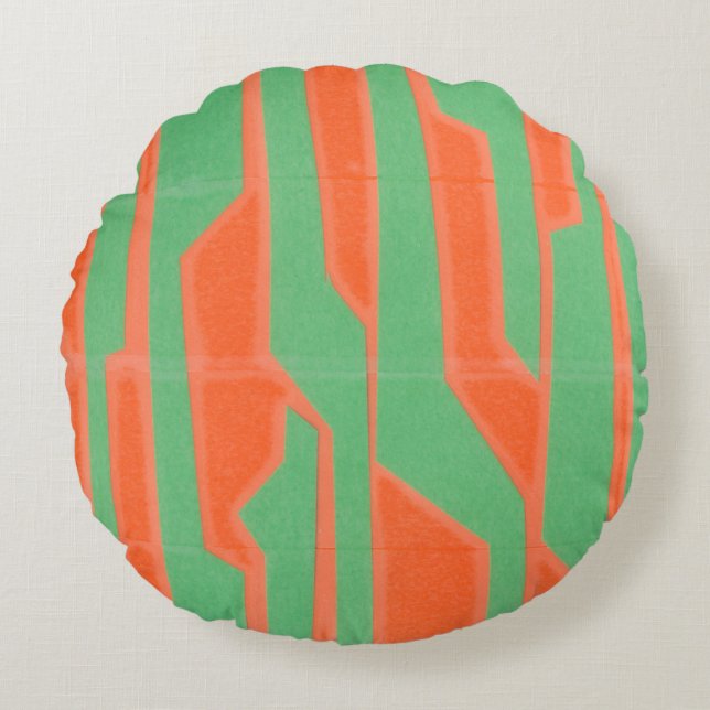 Modern krets I Rund Kudde (Framsidan)