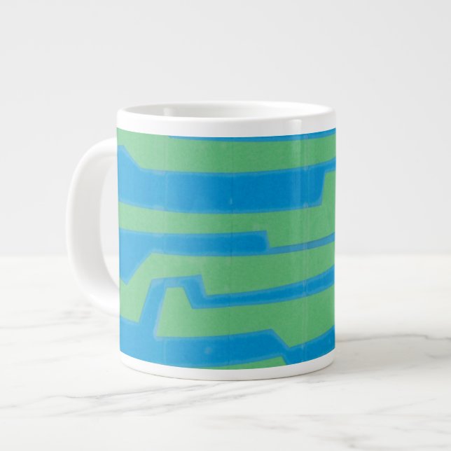 Modern krets V Jumbo Mugg (Framsida vänster)