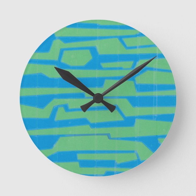 Modern krets V Rund Klocka (Framsida)