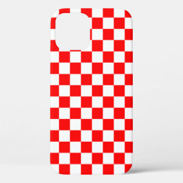 Modern kroatisk röd och vit Checkers