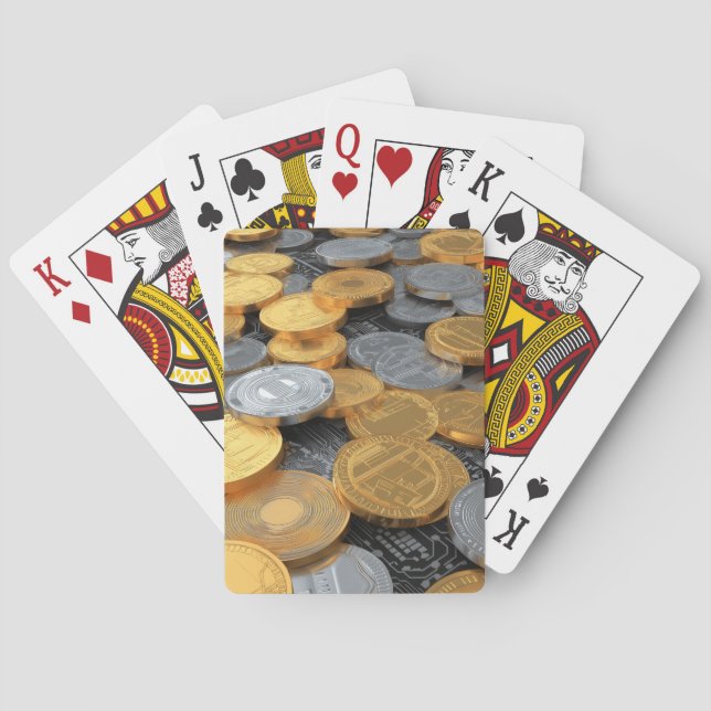 Modern Krypto Valuta Casinokort (Baksidan)
