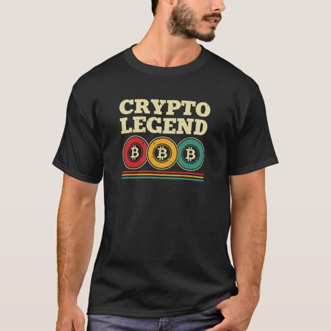 Modern kryptoförklaring för bitmyntutvinning t shirt (Framsida)
