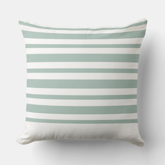 Modern Kudde Blå Rand CH7 av marlodeedesigns (Framsida)