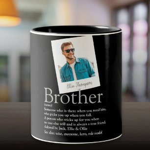 Modern Kul Bror Definition Foto Två-Tonad Mugg