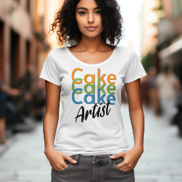 Modern kummelartist för bakbageribagage t shirt