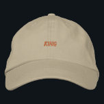 Modern "KUNG" Embroiderade Khaki Cap Broderad Keps<br><div class="desc">Kap för vintage-Stil KUNG: Med klassiskt mönster är bomullslocket "KUNG" broderat i ett vintage-stil-teckensnitt. Den justerbara remmen och mjukvävnaden gör den till ett tvångsmässigt tillbehör.</div>