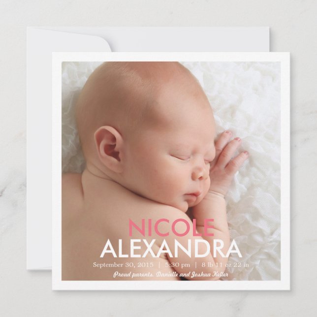 Modern kungörelse - Rosa Meddelande (Framsida)