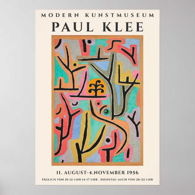 Modern Kunstmuseum Poster (Framsidan)