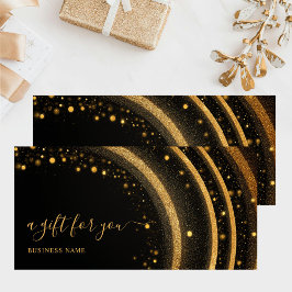 Modern kupong för företagsjulklapp