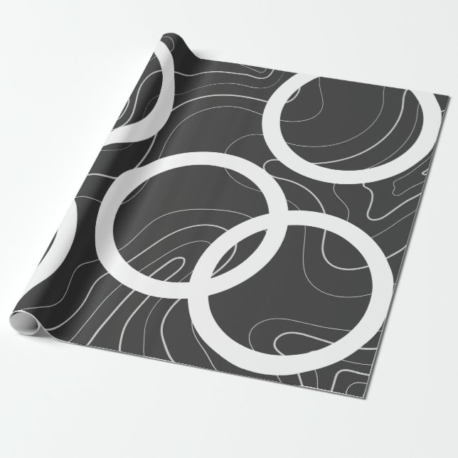 Modern,Kute,Snyggt,Geometrisk,Figursätt Pappert WP Presentpapper (Utrullad)