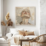 Modern kvinna i Porträtt målning Aesthetic Wall Ar Poster<br><div class="desc">Förbättra ditt utrymme med den sofistikerade charmen från "Modern Woman Porträtt Painting Aesthetic Wall Art". Den här fängslande teckningen har en porträtt av en ung kvinna, som vackert återges i neutraltens beige-toner med subtila högdagrar. Eleganten och den minimalistiska utformningen överger modern estetik, skapar den en perfekt påstående biet för vilket...</div>