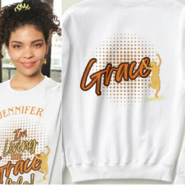 Modern kvinna som lever i Grace Life Personalisera T Shirt