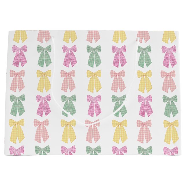 Modern kvinnlig coquette Hair Bow Mönster (Framsidan)