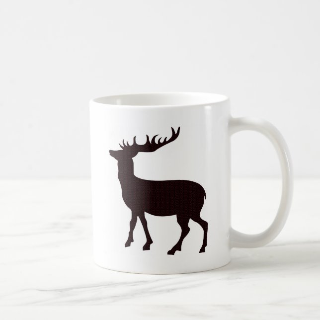 Modern kvinnlig hjort kaffemugg (Höger)