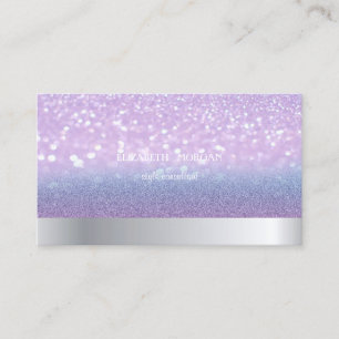 Modern Kyhl Professionell Glitter Bokeh Ombre Visitkort