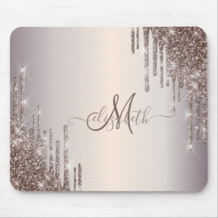 Modern Kylig Glitterdrop Monogram Musmatta