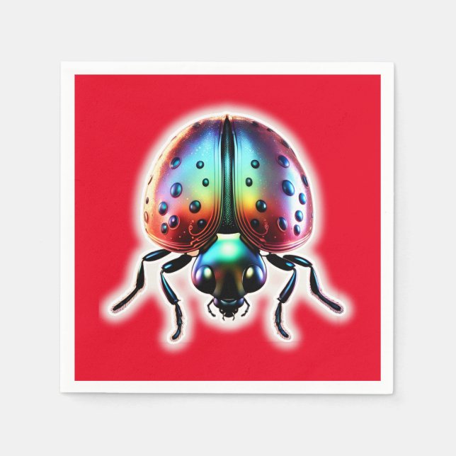 Modern Ladybug Pappersservett (Framsidan)