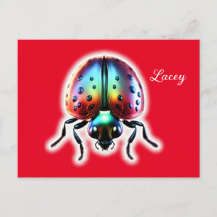 Modern Ladybug Vykort