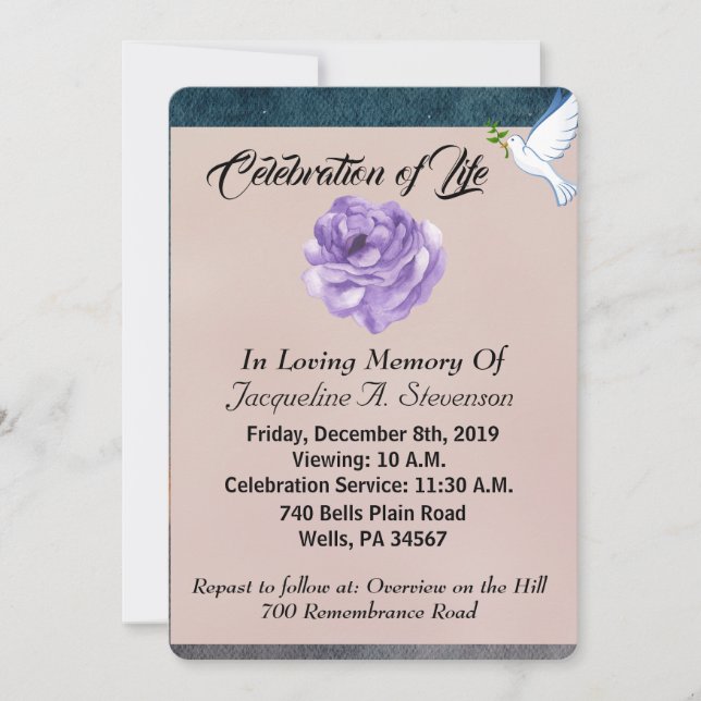 Modern Lägg till ditt foto Firande i livet Inbjudningar (Framsida)